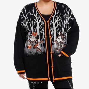 Disney Halloween Trick Or Treat Cardigan Mickey‎ & Friends Hot Topic